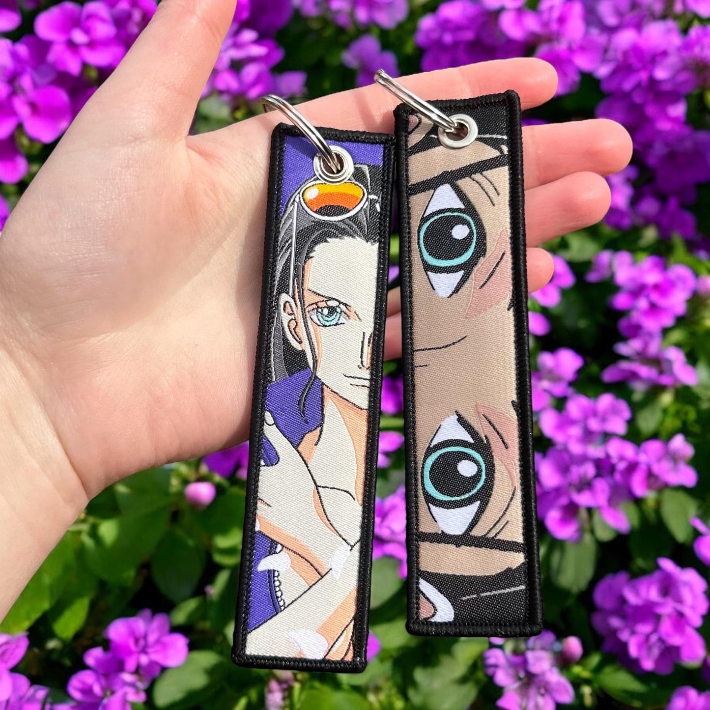 Elegant Archaeologist Embroidered Keychain