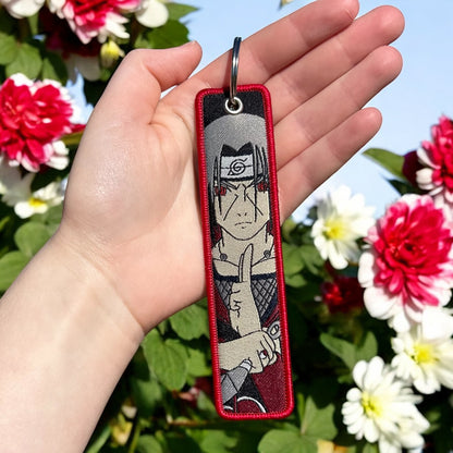 Crows of Dusk Embroidered Keychain