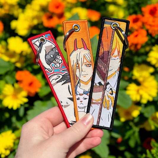 Devil Hunters Embroidered Keychain Bundle