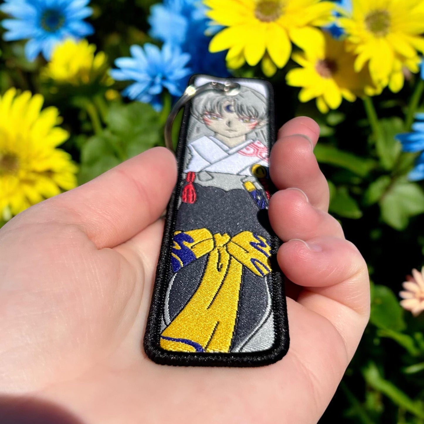 Demon Lord Embroidered Keychain