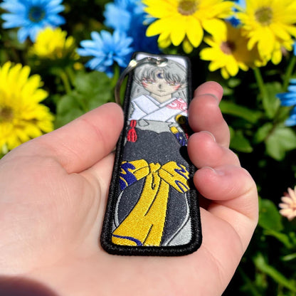 Demon Lord Embroidered Keychain