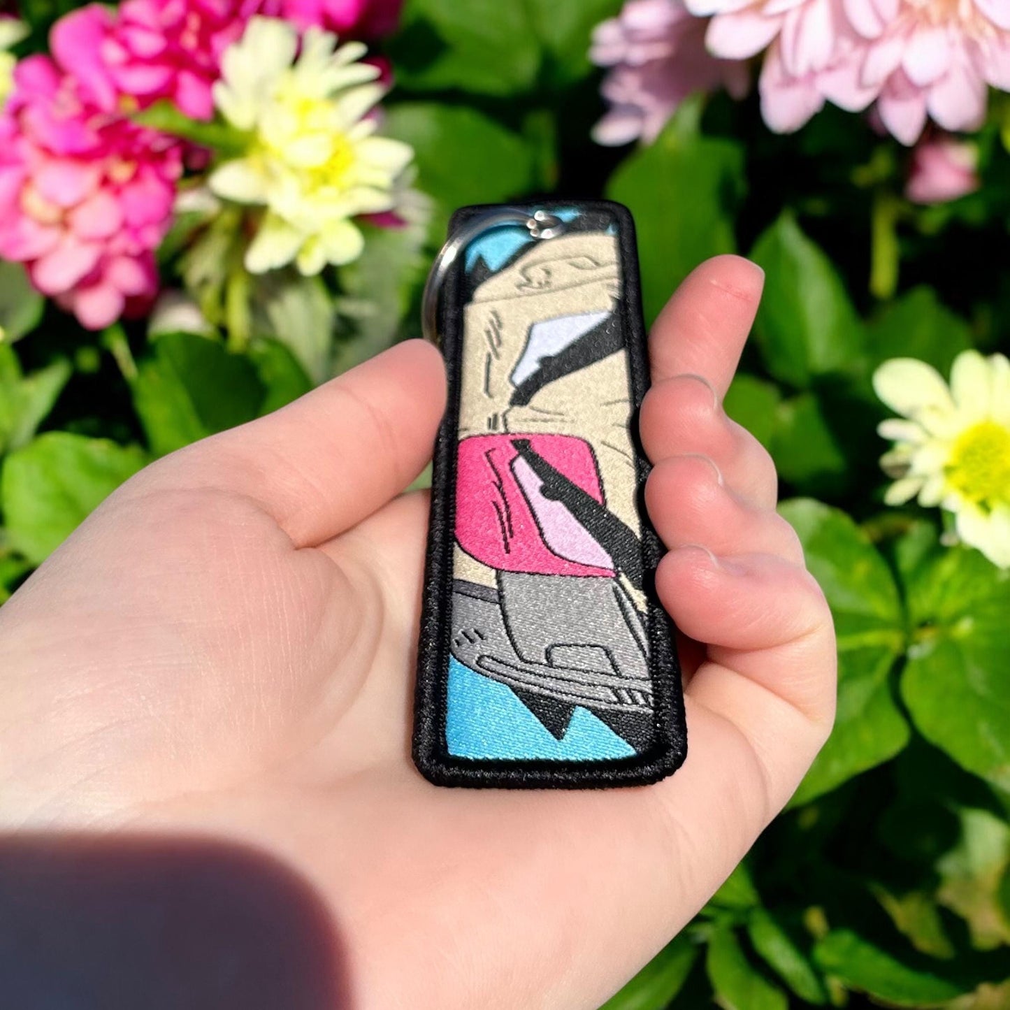 Elite Fighter Embroidered Keychain