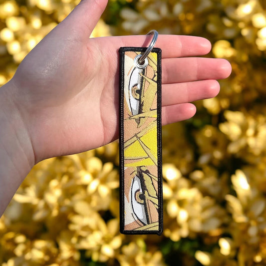 Vengeful Viking Embroidered Keychain