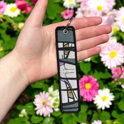 Cunning Snake Master Embroidered Keychain