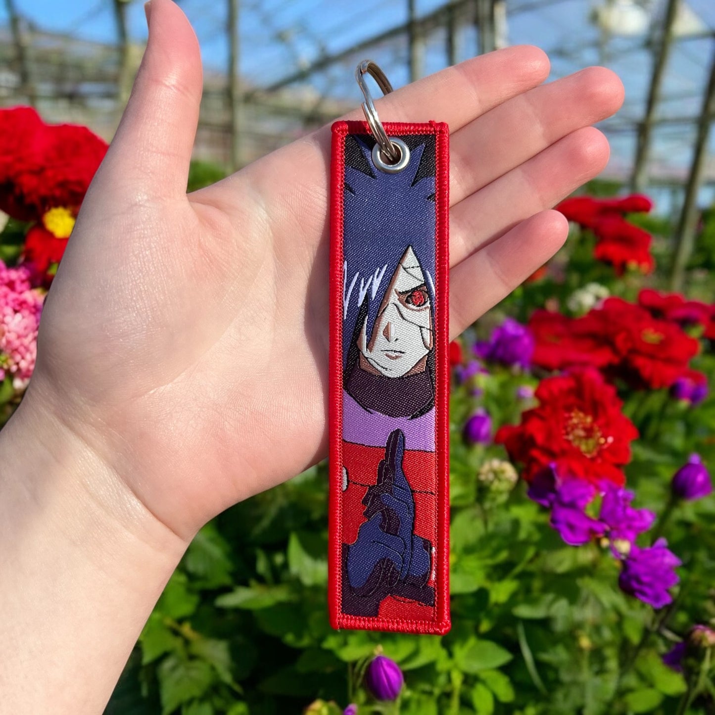 Eternal Storm Embroidered Keychain