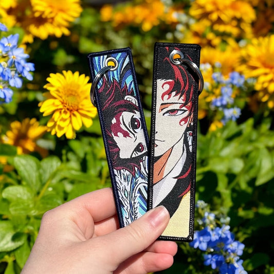 Legacy of Flame Embroidered Keychain Bundle