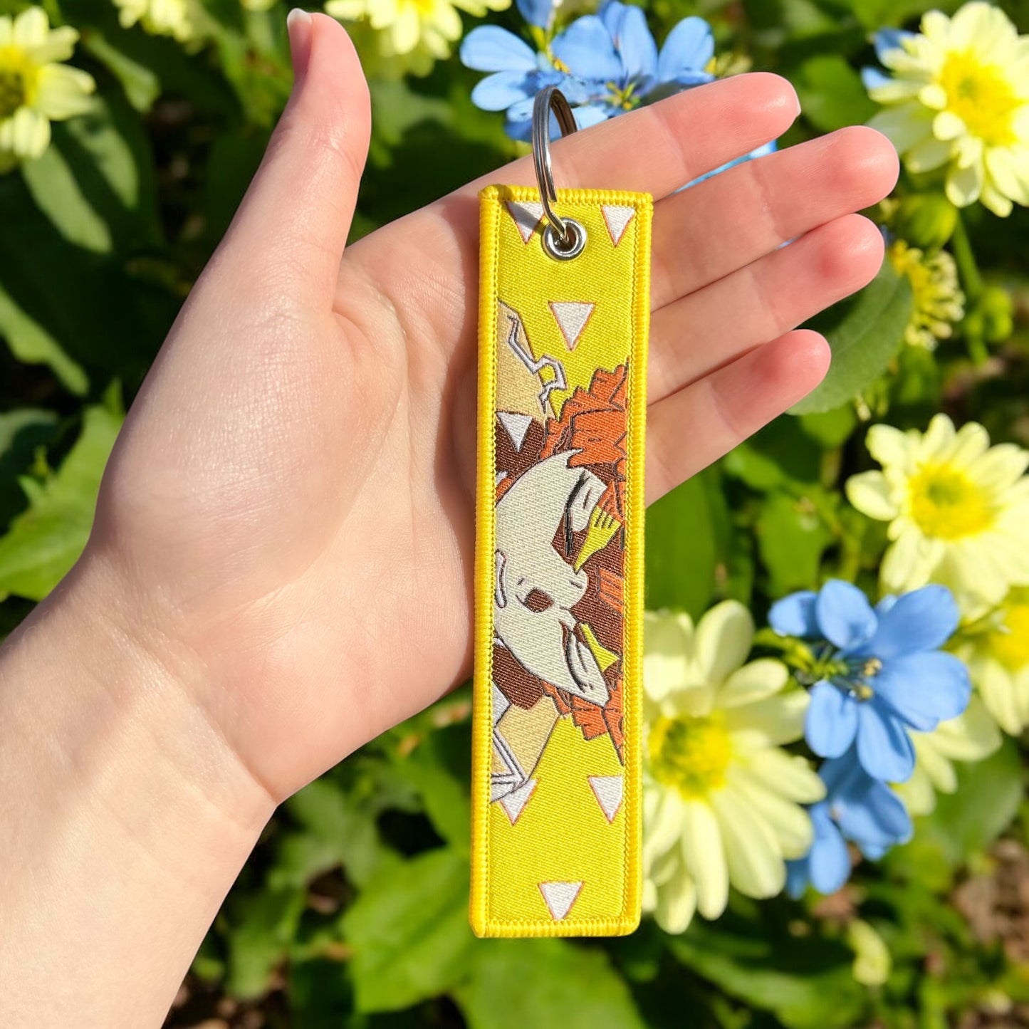 Flash-step Embroidered Keychain