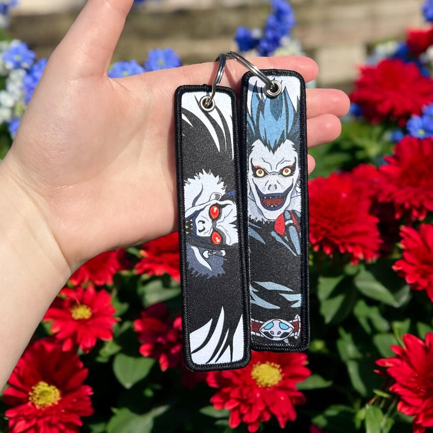 Creepy Apple Demon Keychain