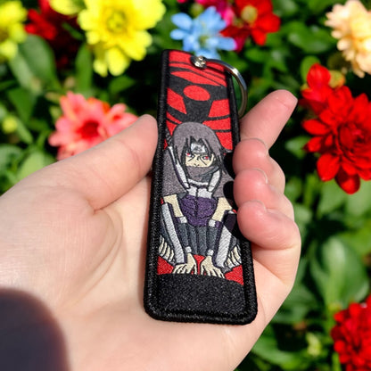 Eternal Night Embroidered Keychain