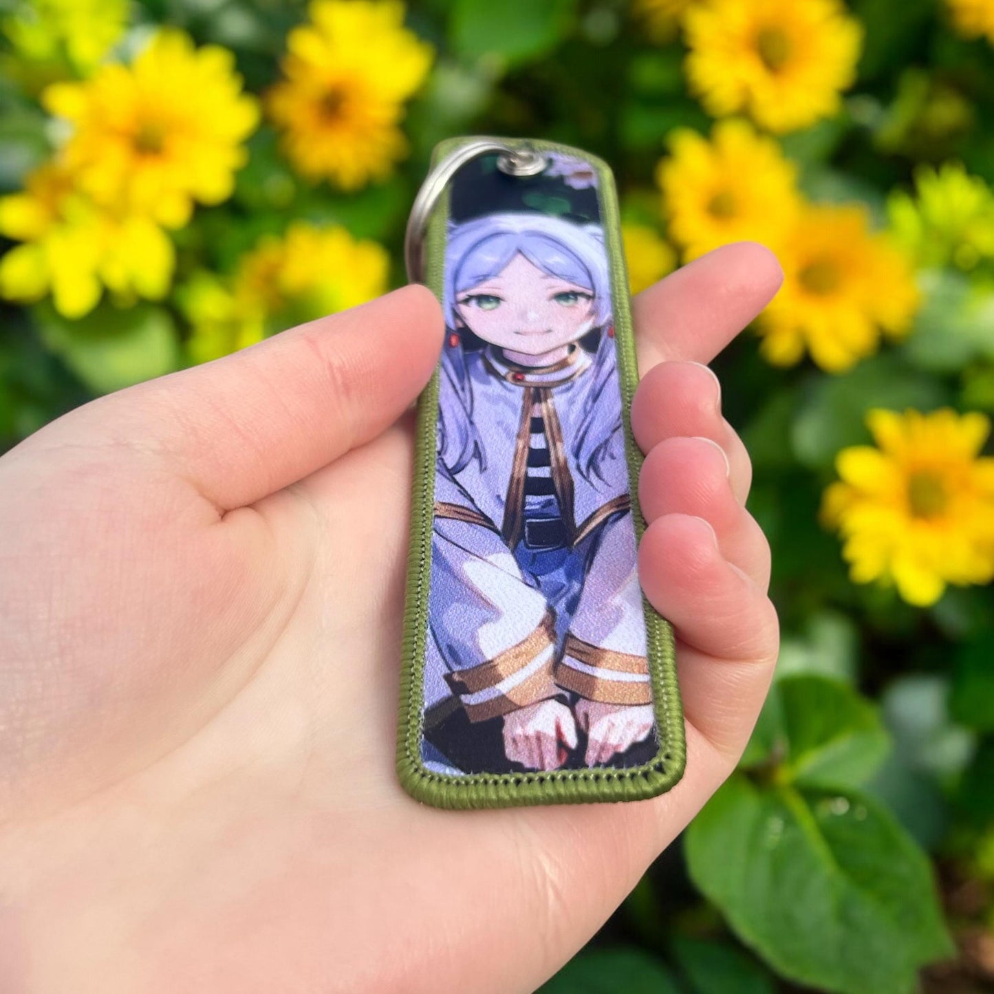 Companions Of The Past Embroidered Keychain