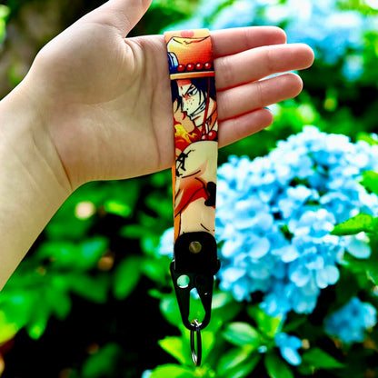 Flame of Freedom Keychain Strap