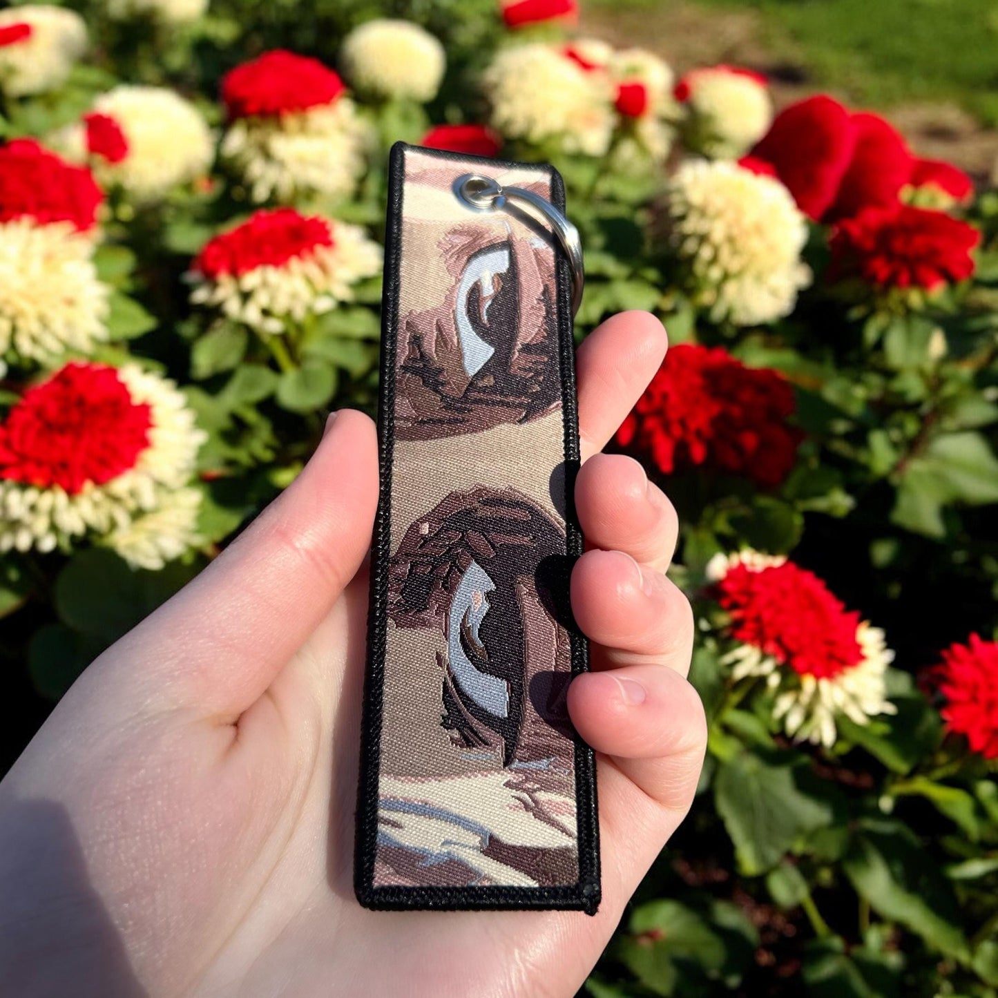 Fallen Hero Embroidered Keychain