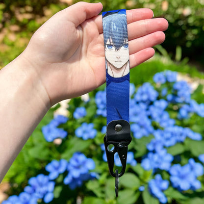 Blue Striker Keychain Strap