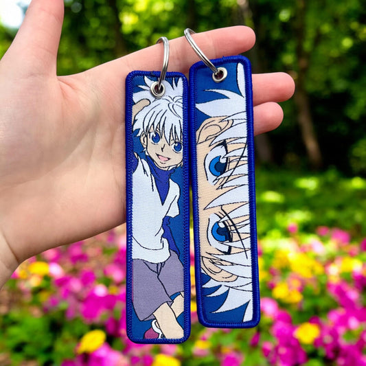 Electric Hunter Embroidered Keychain