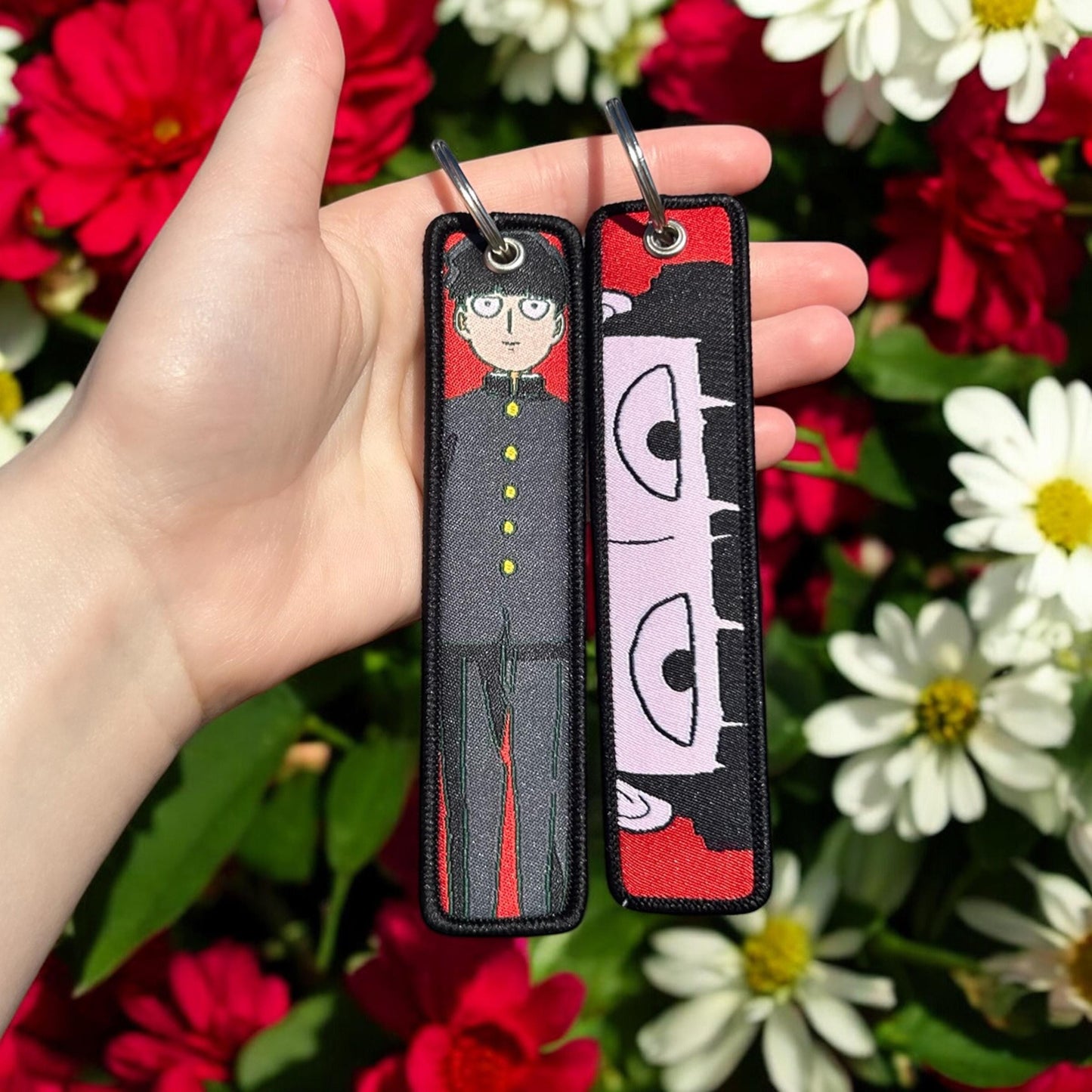 Calm Esper Embroidered Keychain