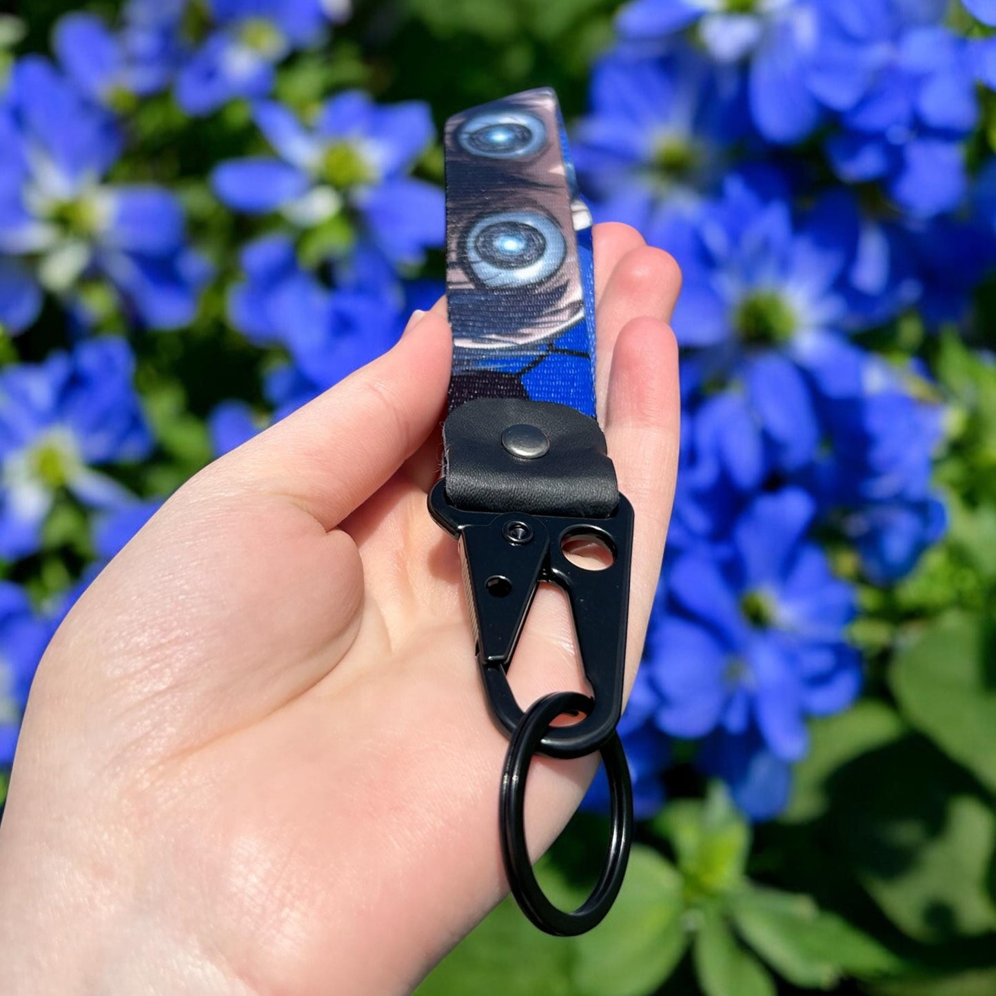 Blue Striker Keychain Strap