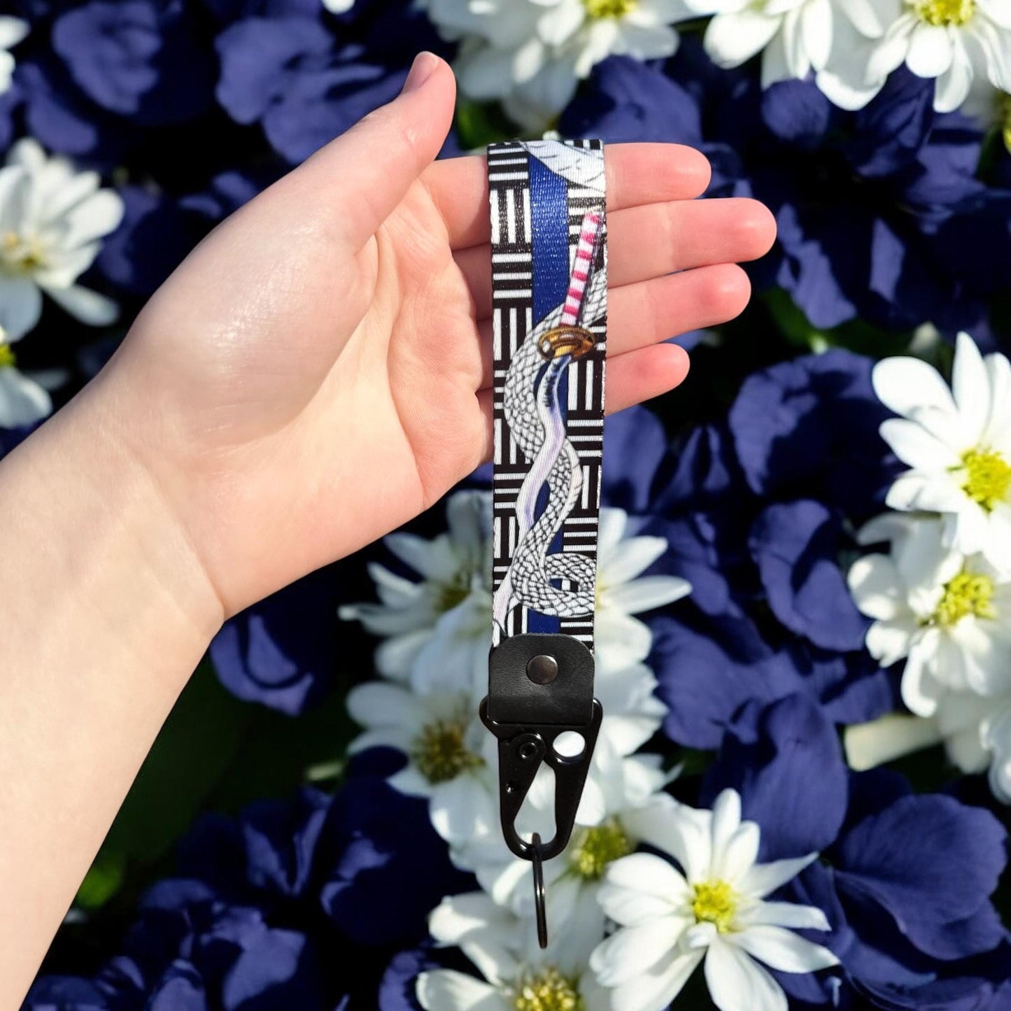 Serpent Swordsman Keychain Strap