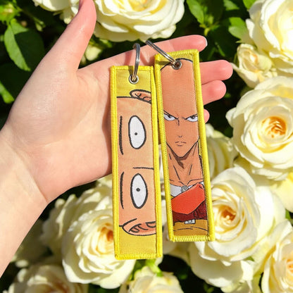 One Hit Hero Embroidered Keychain