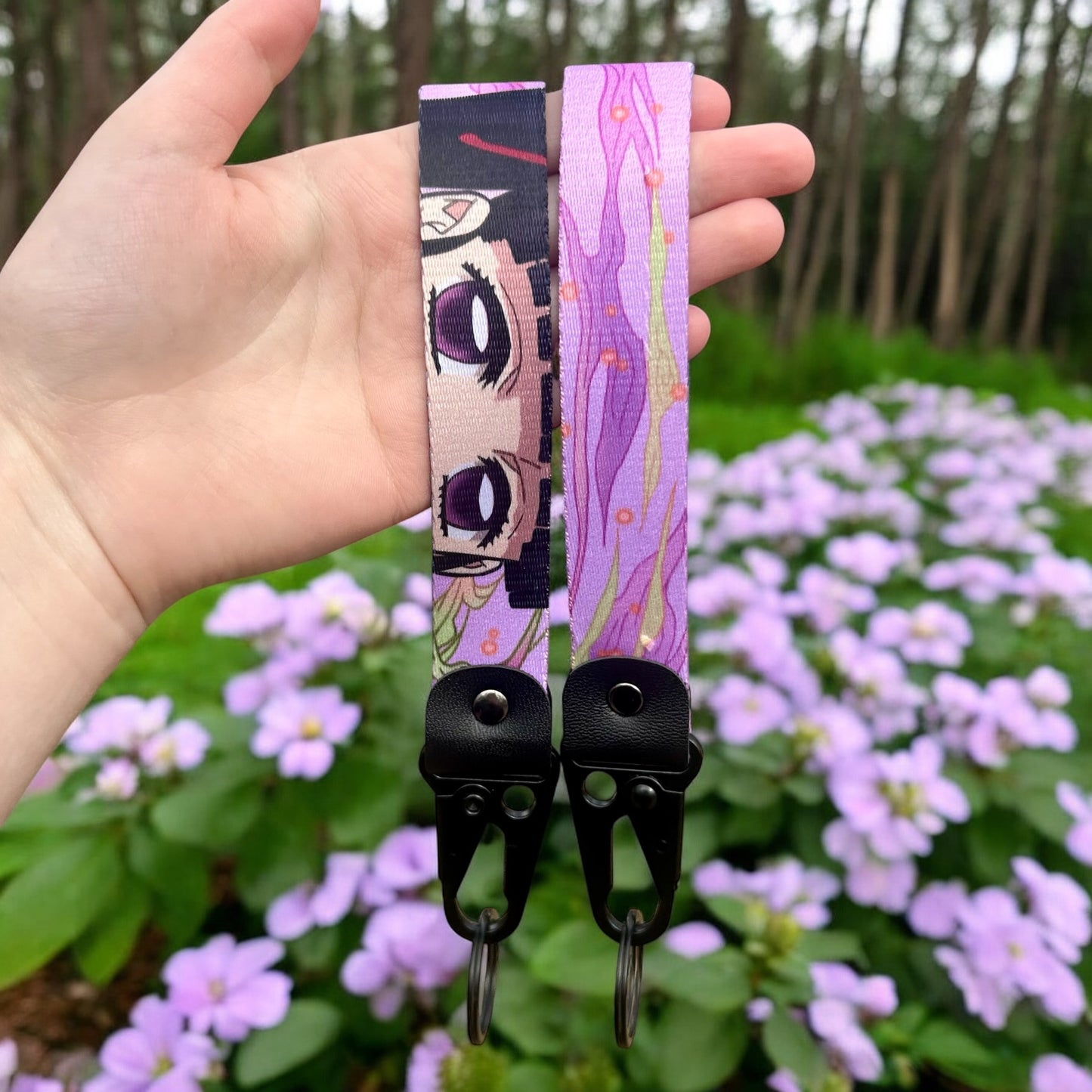 Gentle Petal Keychain Strap