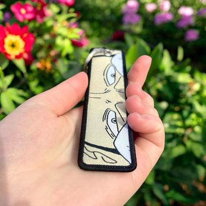 Stoic Captain Embroidered Keychain