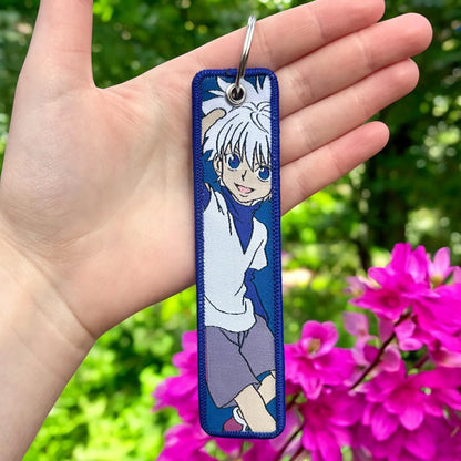 Electric Hunter Embroidered Keychain