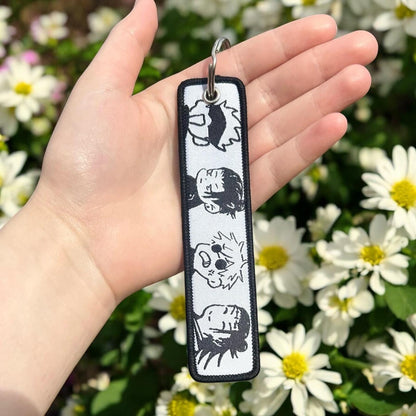 Cursed Cuties Embroidered Keychain