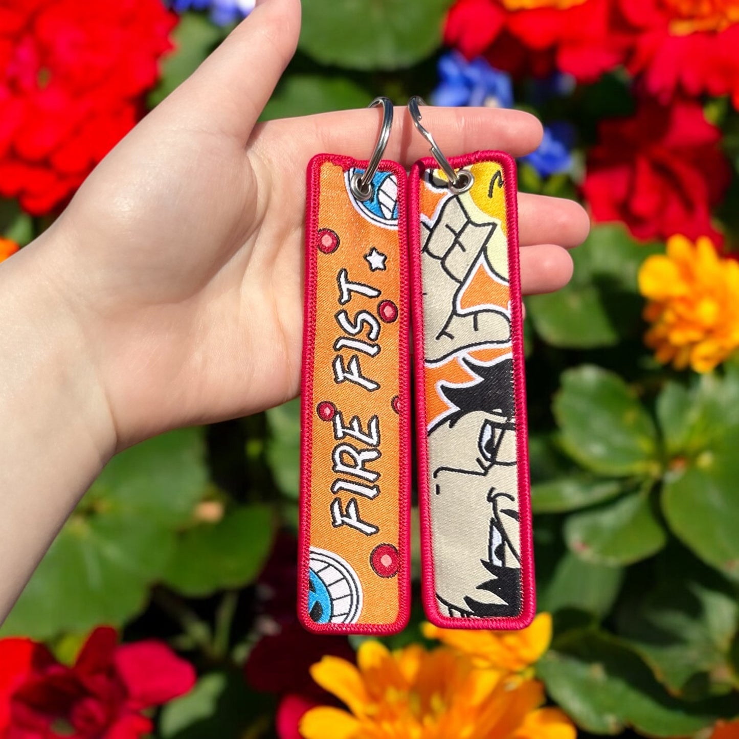 Crimson Tide Embroidered Keychain