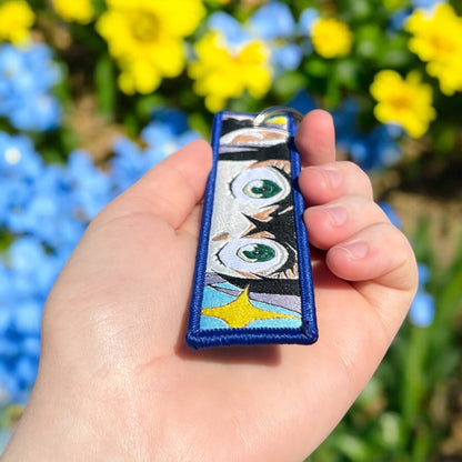 Wild Heart Embroidered Keychain