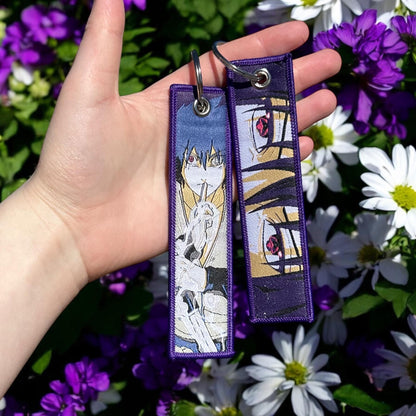 Cursed Eye Fighter Embroidered Keychain