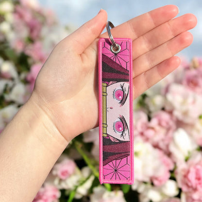 Gentle Fury Embroidered Keychain