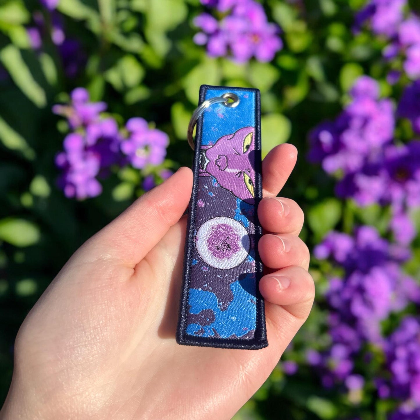 God Of Destruction Embroidered Keychain