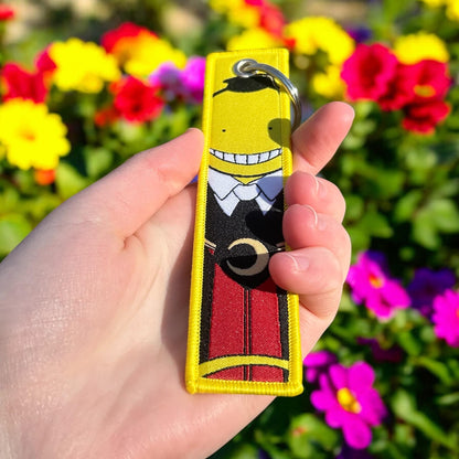 Mischievous Mentor Embroidered Keychain