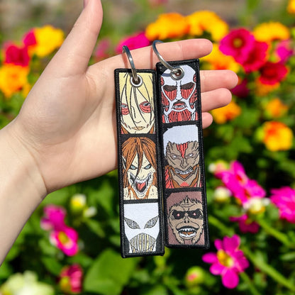 Ancient Powers Embroidered Keychain