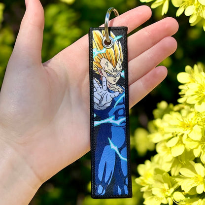 Golden Energy Warrior Embroidered Keychain