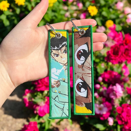 Spirit Detective Embroidered Keychain