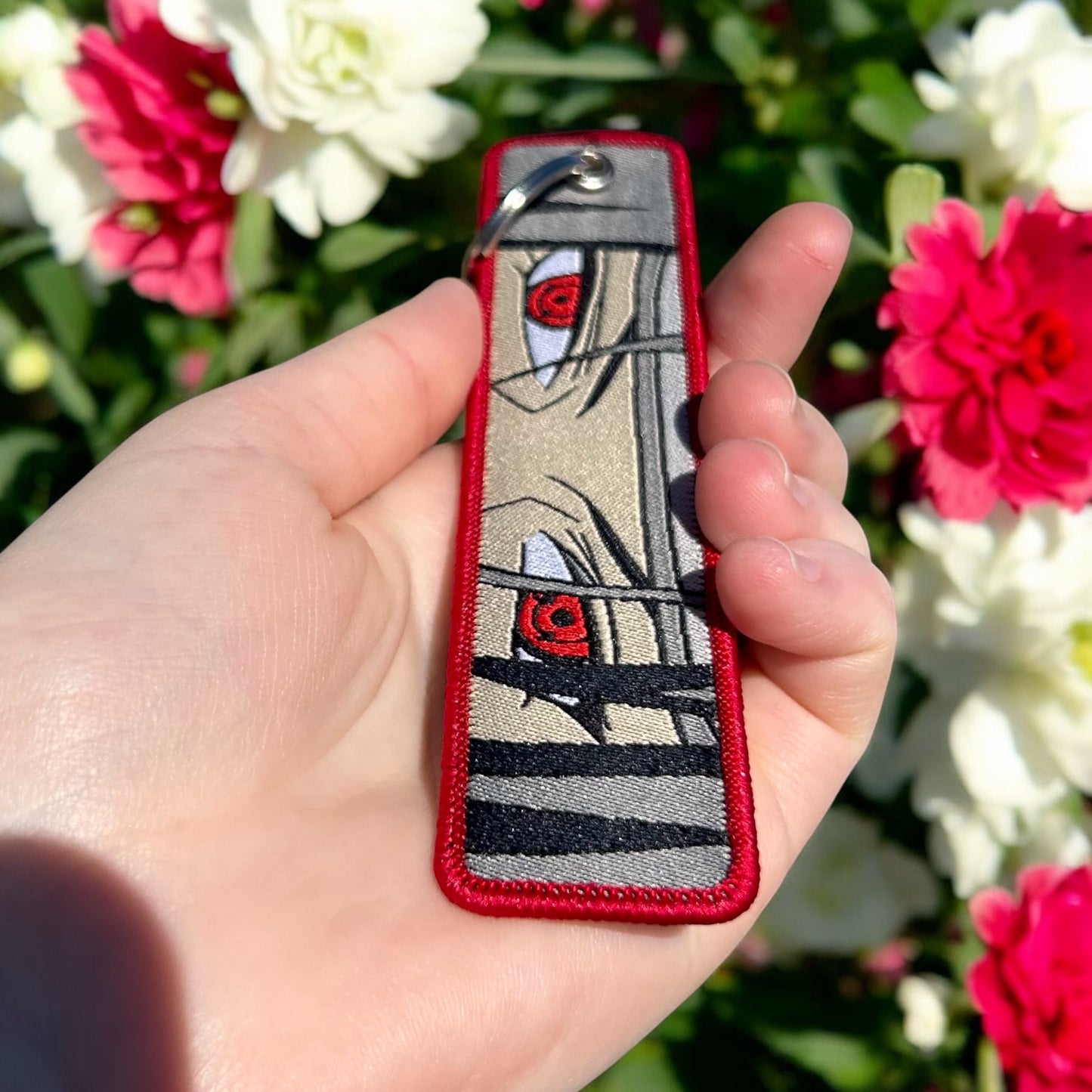 Crows of Dusk Embroidered Keychain