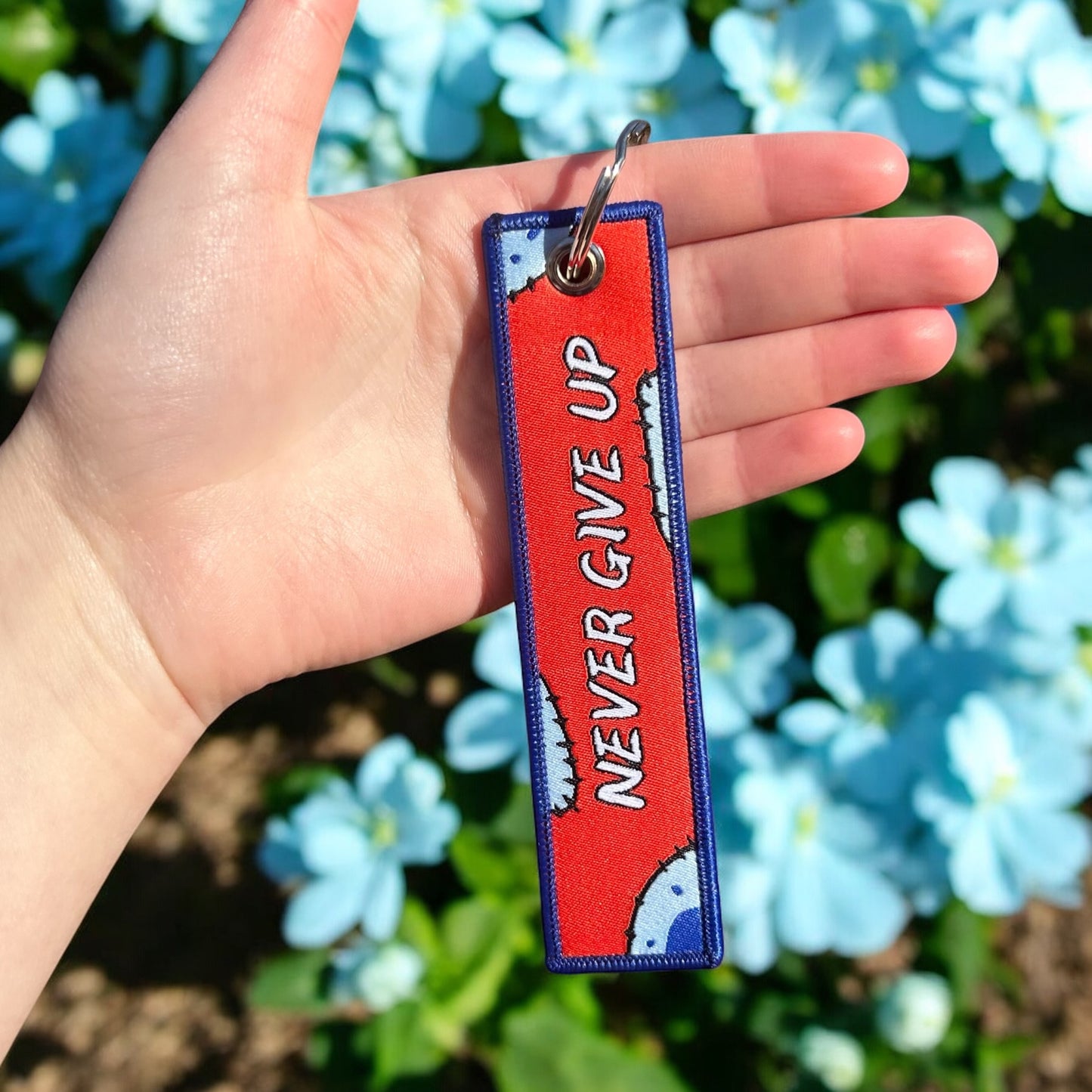 Fearless Pirate Embroidered Keychain