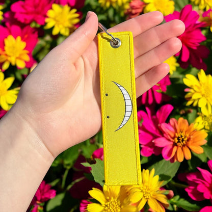 Mischievous Mentor Embroidered Keychain