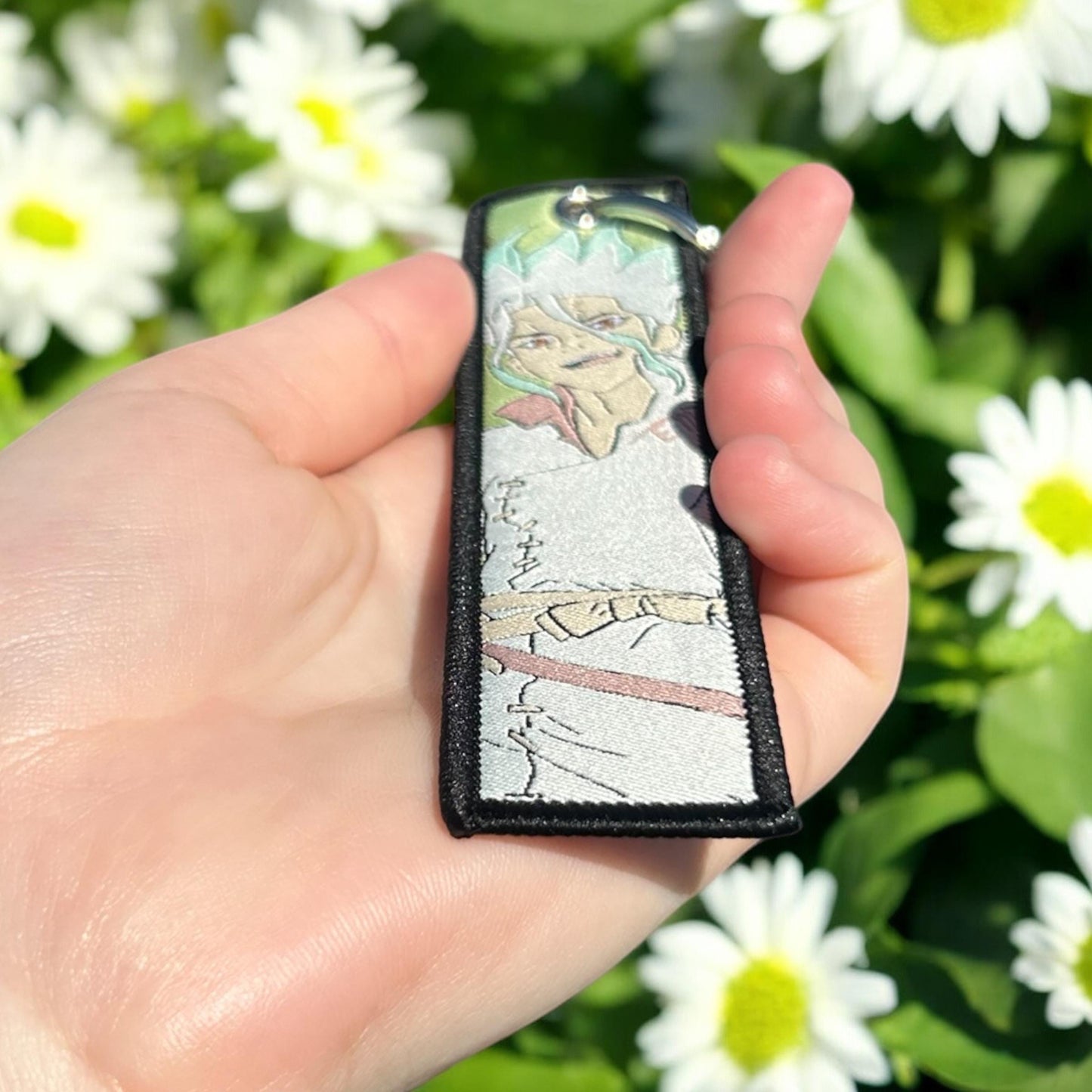 Brilliant Inventor Embroidered Keychain