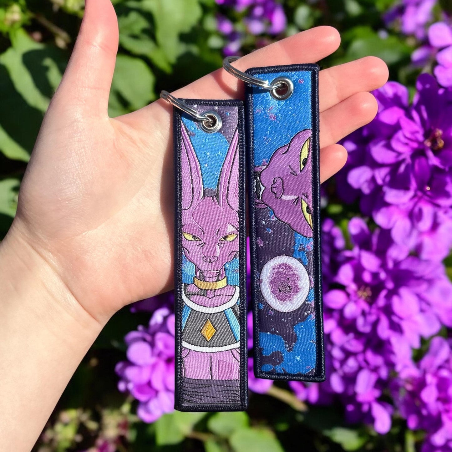 God Of Destruction Embroidered Keychain