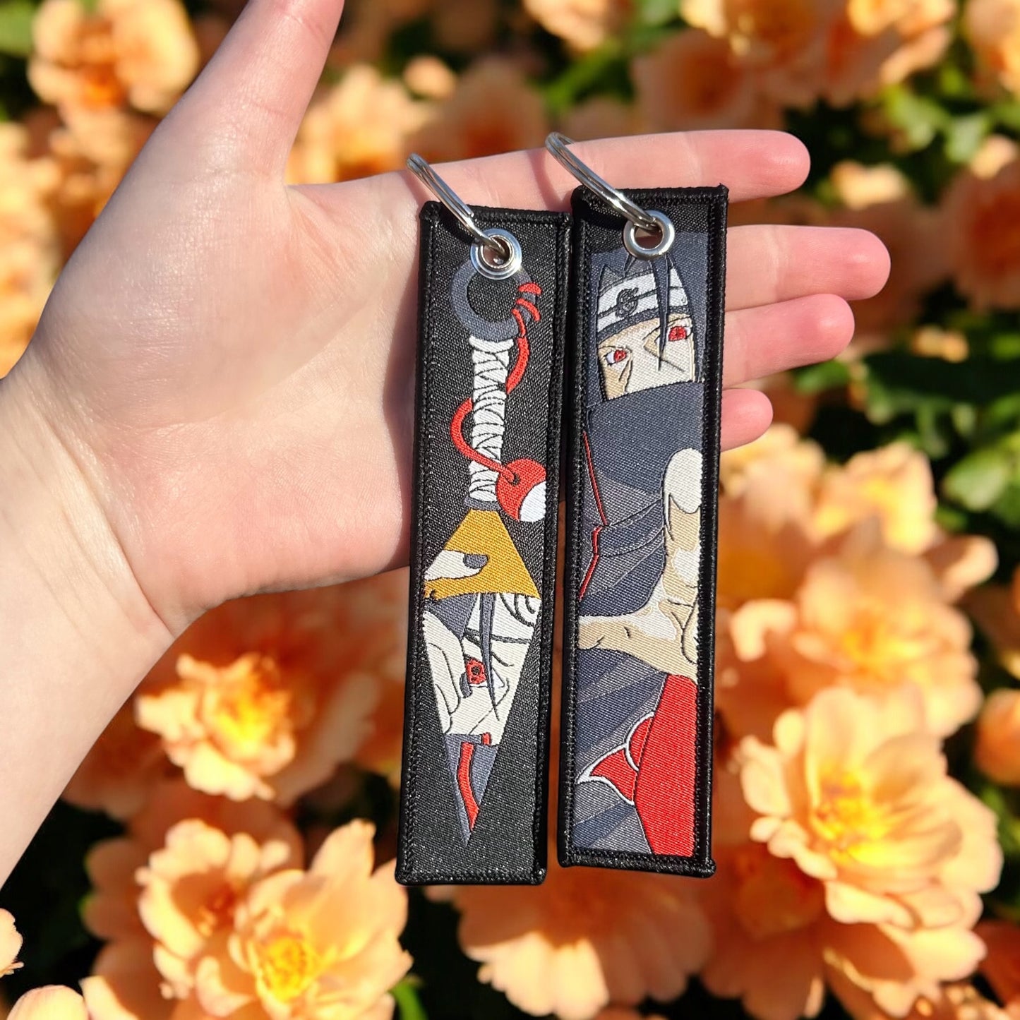 Silent Edge Embroidered Keychain