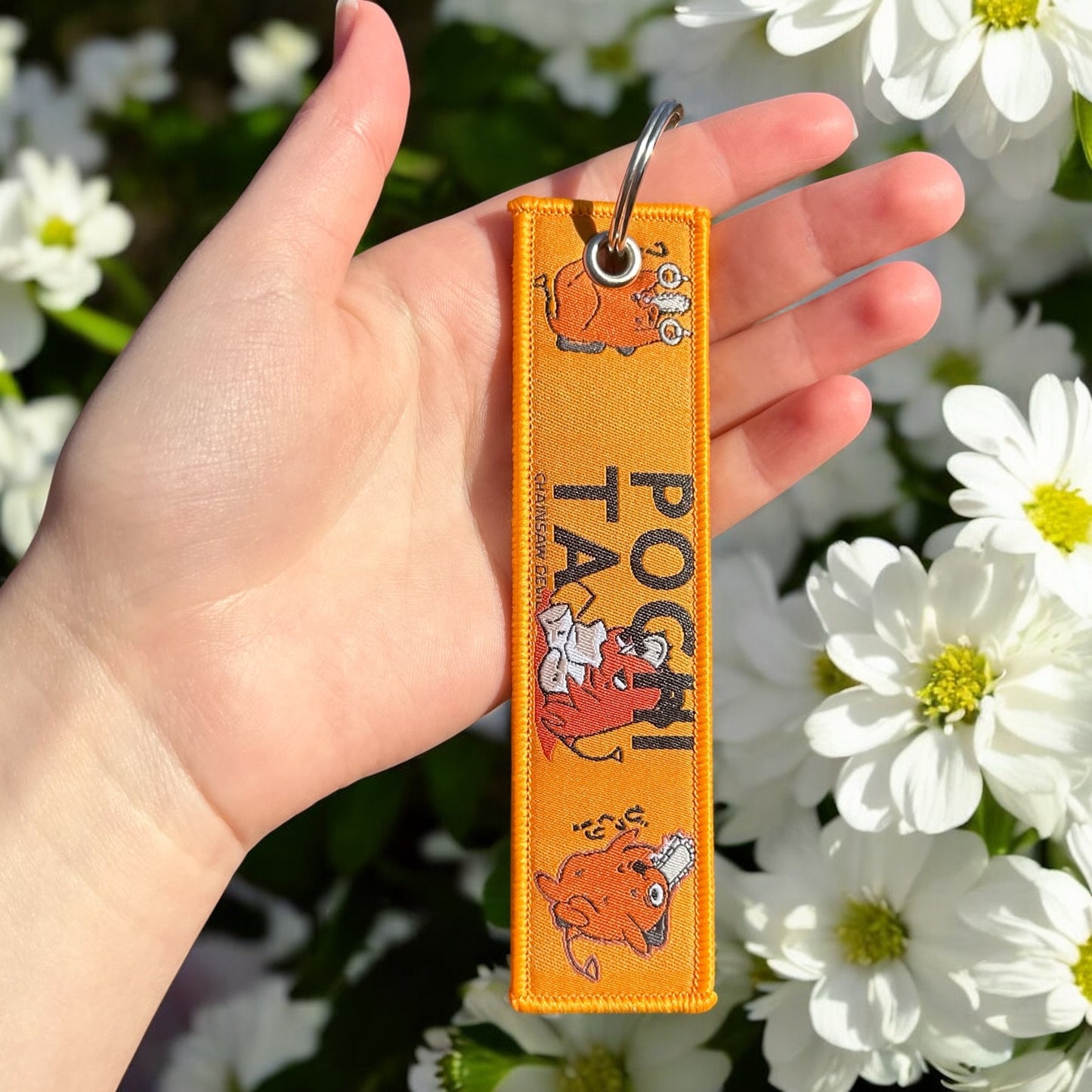 Little Hero Embroidered Keychain