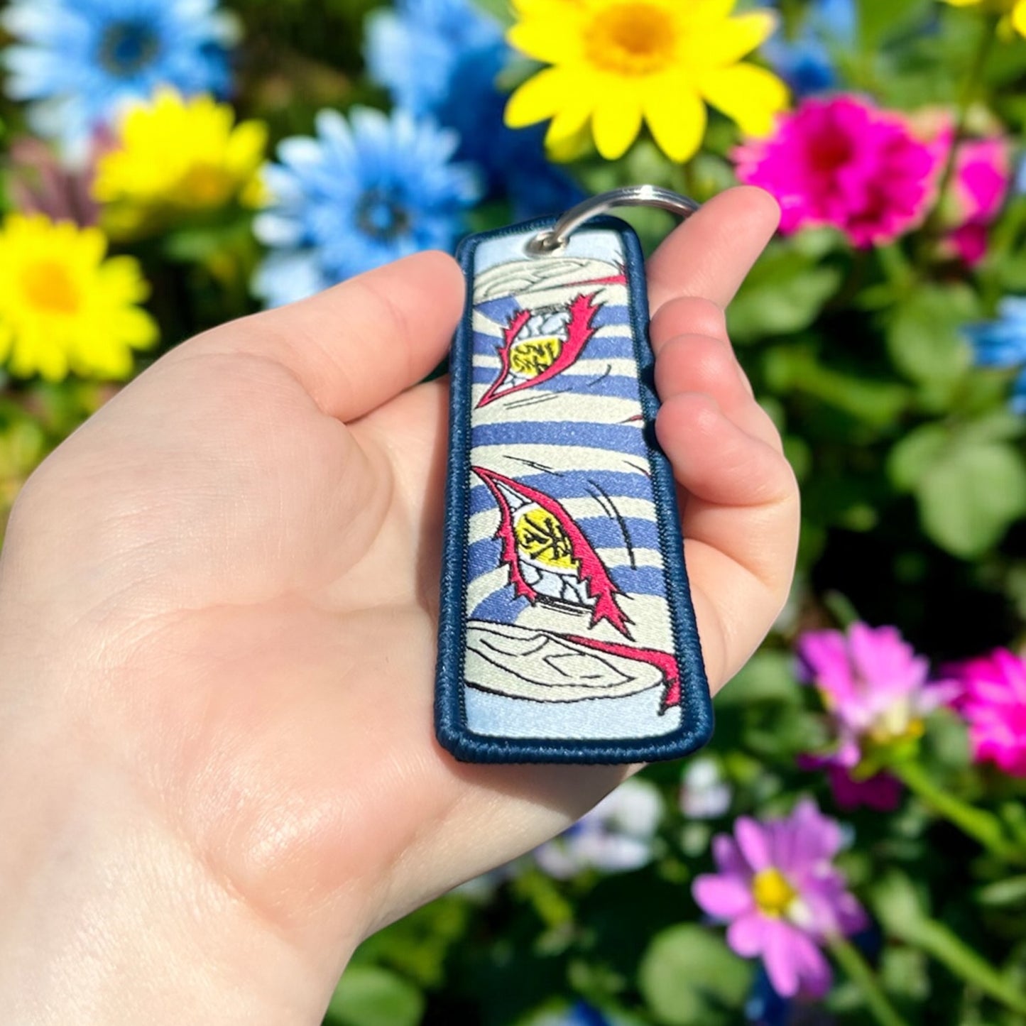 Eternal Combat Embroidered Keychain