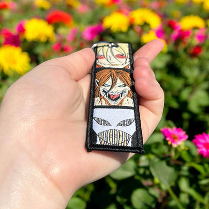 Ancient Powers Embroidered Keychain