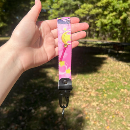 Moonlight Guardian Keychain Strap