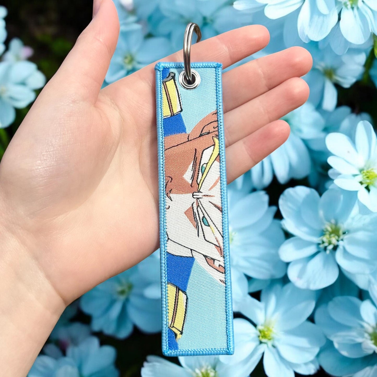 Transformed Prince Embroidered Keychain