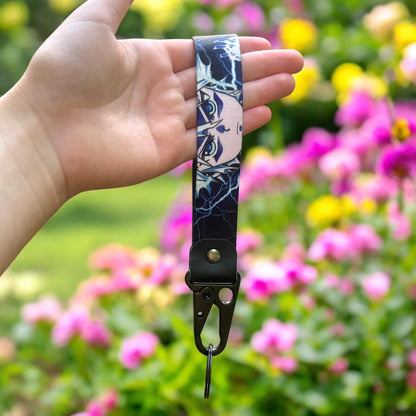 Quiet but Deadly Fighter Keychain Strap