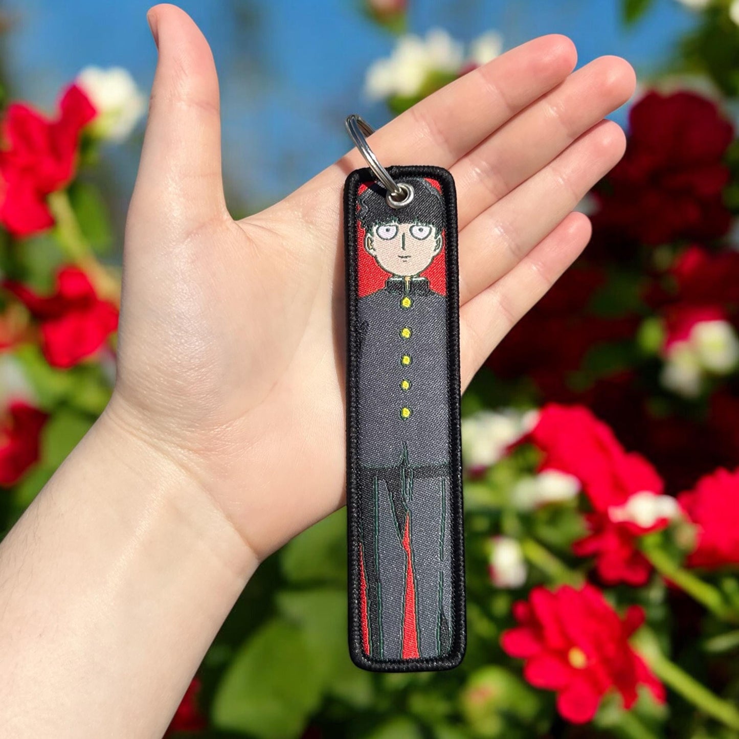 Calm Esper Embroidered Keychain