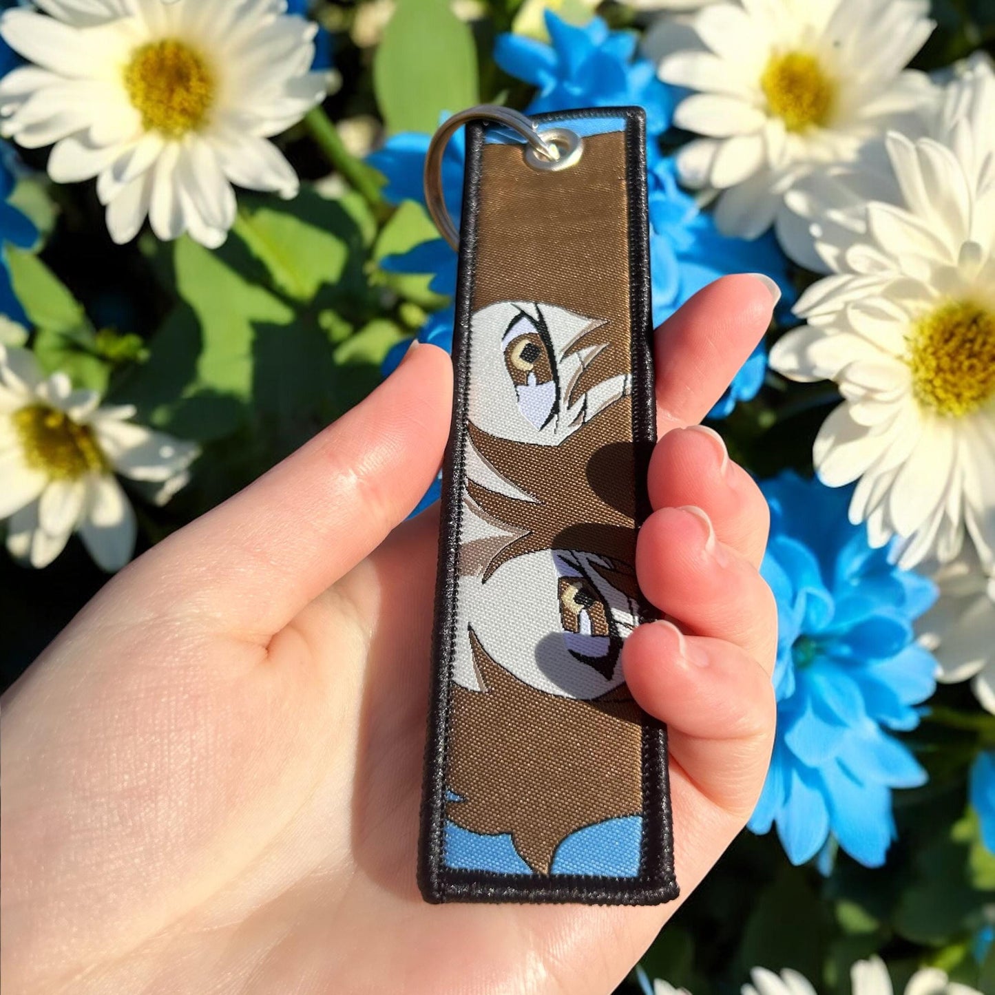 Bandaged Detective Embroidered Keychain