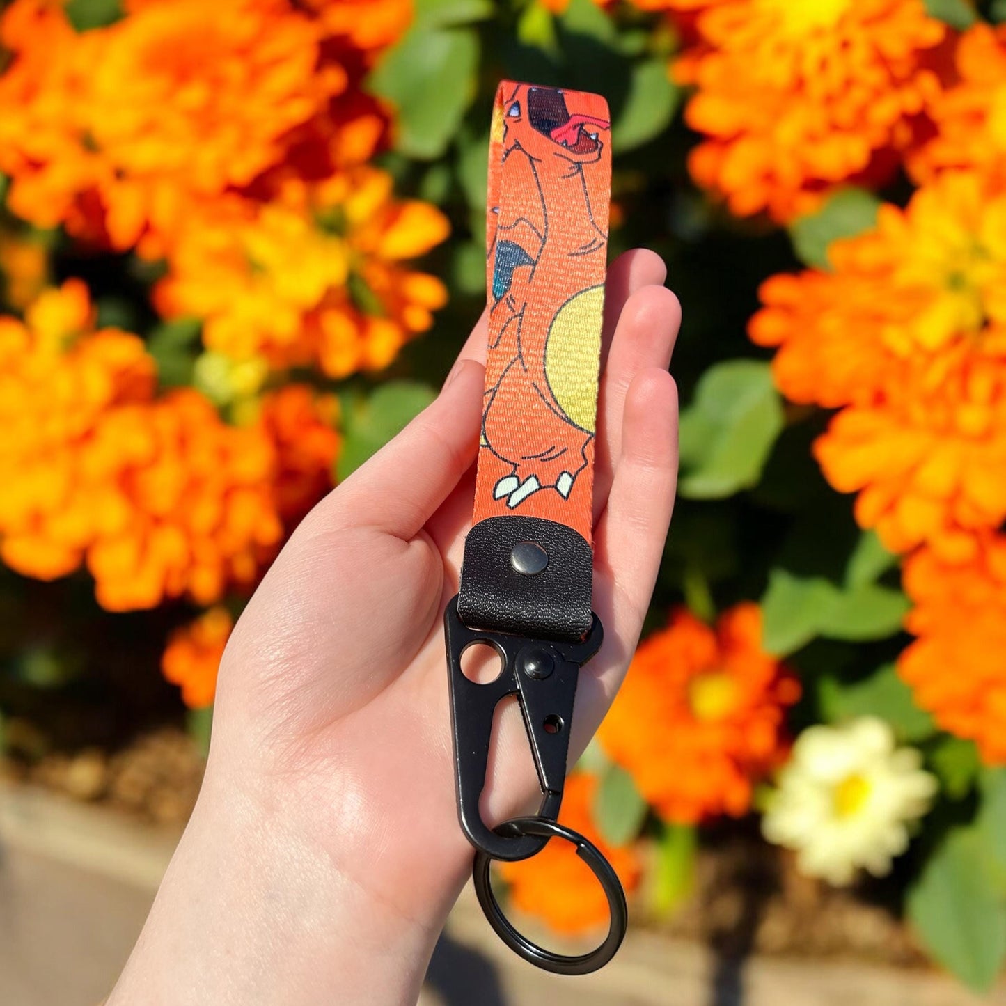 Fire Dragon Keychain Strap
